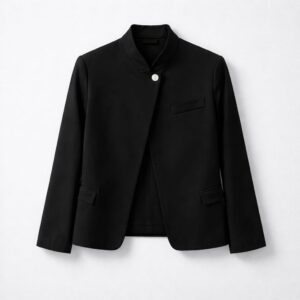 Americana botón - Negro